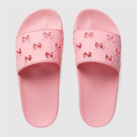 womens pink gucci slides|all pink gucci slides.